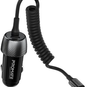 PROMATE PD CAR CHARGER WITH LIGHTNING PORT 33W