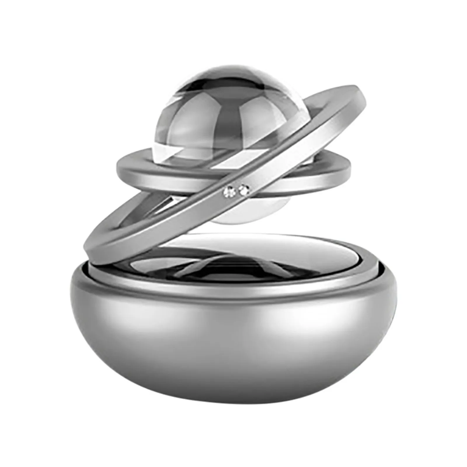 Solar Car Aromatherapy Interstellar Suspension Double Ring Magnetic Levitation Aromatherapy Diffuse