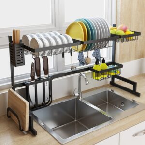 Over The Sink Dish Drying Kitchen Rack