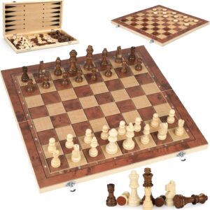 Backgammon-3-In-1-Wooden-Chess-Checkers