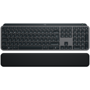 Logitech MX Keys Plus- Advanced Illuminated Wireless Keyboard with Palm Rest