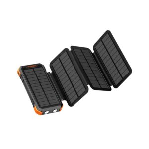 Porodo 20000mAh 4-Panel Solar Power Bank with 20W Power Delivery