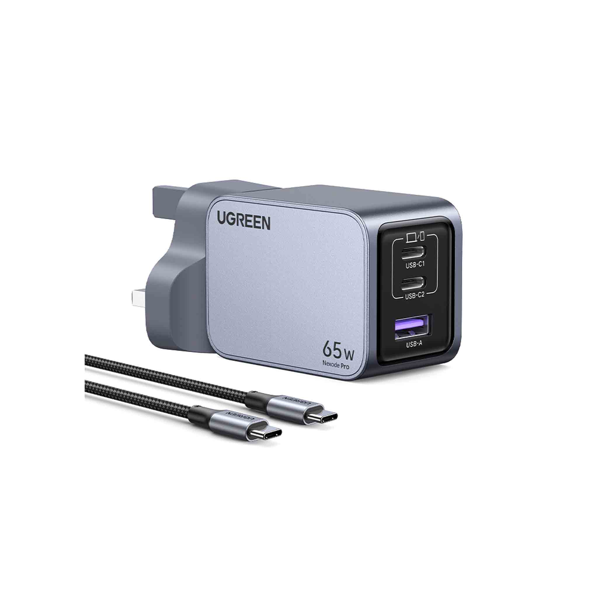 UGREEN-Nexode-Pro-65W-3-Port-GaN-Fast-Charger