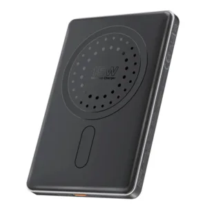 Promate 5000mAh Ultra-Slim Aluminum Crafted MagSafe Compatible Wireless Charging PowerBank