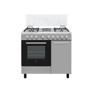 SCL 4 Gas + 2 Electric Cooker with Bottle Compartment 90x60cm Semi Inox SCL-FC9642BSI