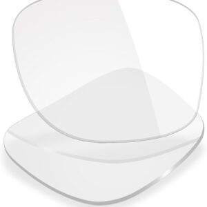 Mryok UV400 Replacement Lenses Compatible with Ray-Ban Meta Wayfarer RW4006 50mm - HD Clear Anti Blue Light